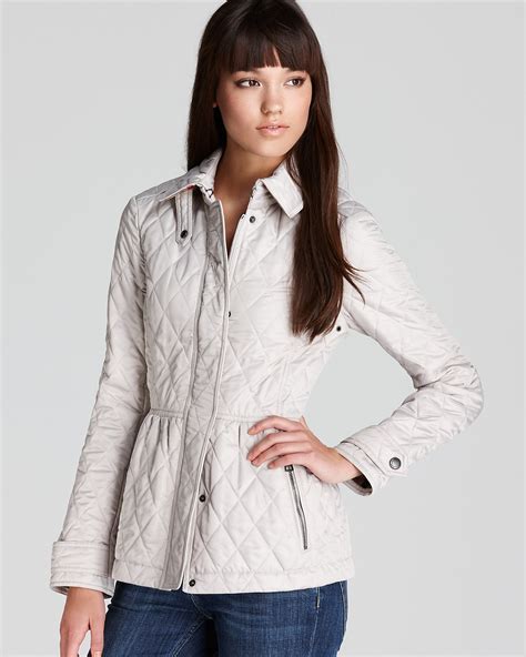 burberry brit oakleigh peplum quilted jacket|burberry coats for women.